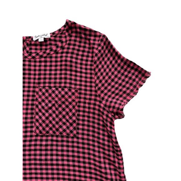 NWT Splendid Plaid Shirt Dress Size 10 - Picture 2 of 4